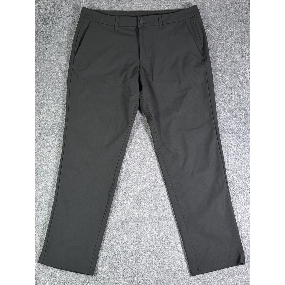 Lululemon Pants Mens 36x28 Dark Gray Commission Slim Warpstreme ABC Golf LM5AF0S